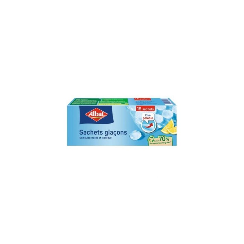 ALBAL Sachets glaçons albal x15