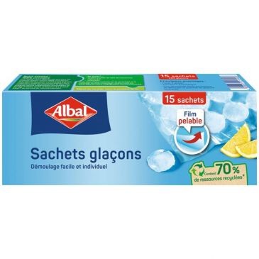 ALBAL Sachets glaçons albal x15