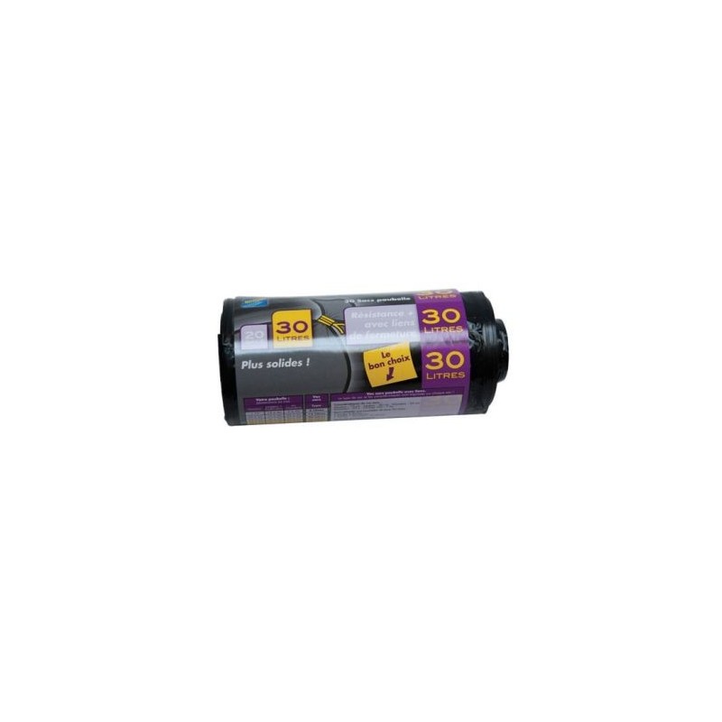 SPHERE DISTRIBUTION Sac poubelle renforcé 30L x20