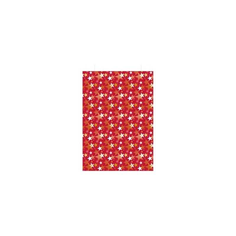 LES COULEURS DE L EM Sachet cadeau étoile 12x20cm