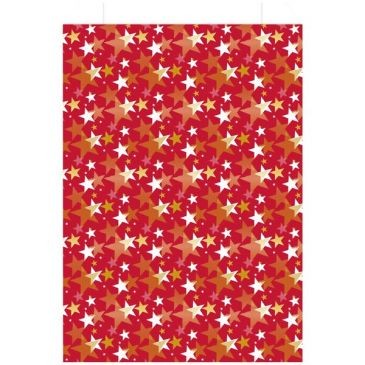 LES COULEURS DE L EM Sachet cadeau étoile 12x20cm