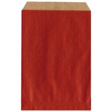 PAPETERIES DU POITOU Sachet kraft rouge 18x35cm