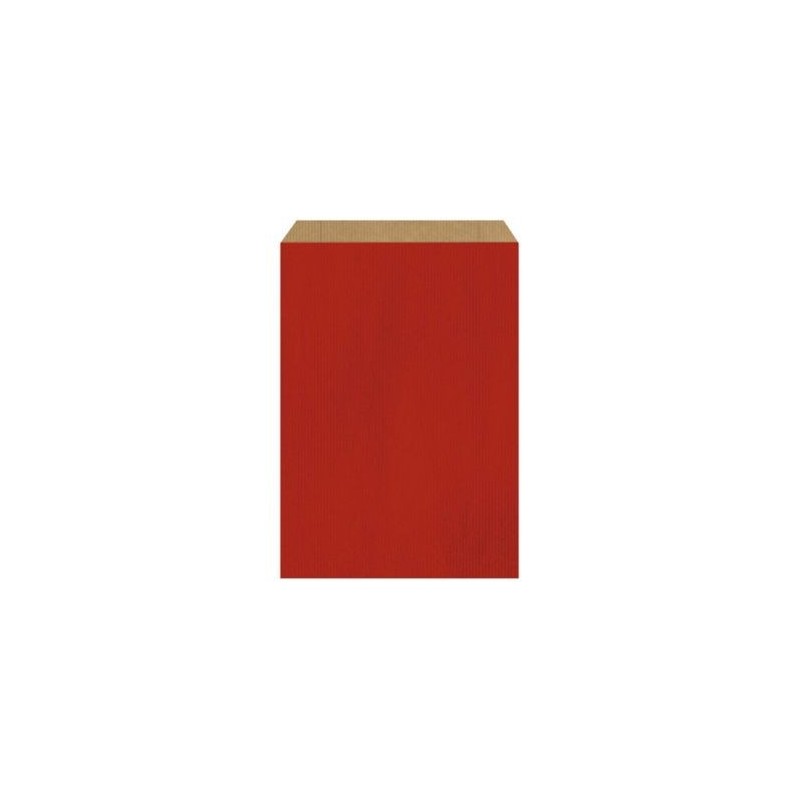 PAPETERIES DU POITOU Sachet kraft rouge 27x45cm