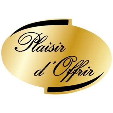 PAPETERIES DU POITOU Sticker plaisir offrir oval rouleau de 500