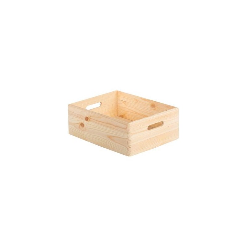 ASTIGARRAGA Caisse empilable pin h14.00x40.00x30cm
