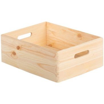 ASTIGARRAGA Caisse empilable pin h14.00x40.00x30cm