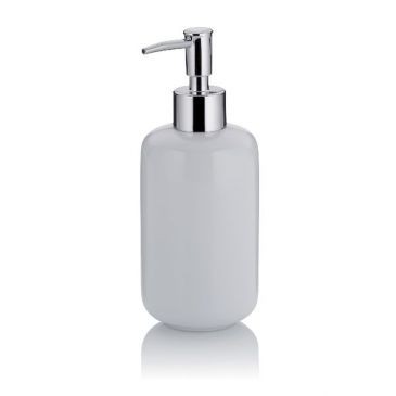 KELA Distributeur savon céramique Isabella blanc
