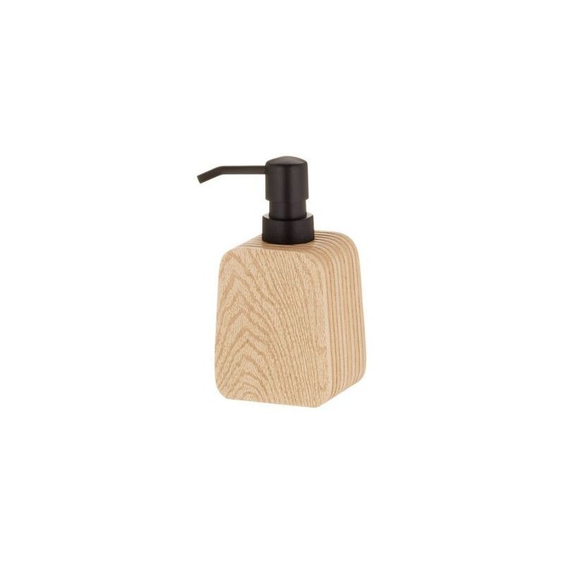 KELA Distributeur à savon kaiu aspect bois
