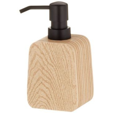 KELA Distributeur à savon kaiu aspect bois