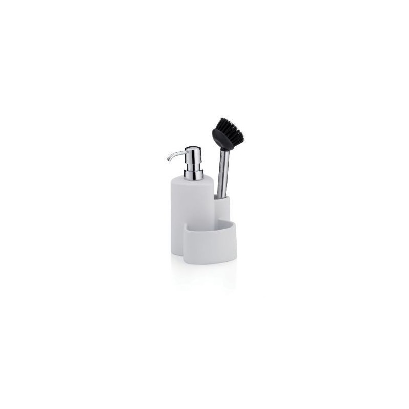 KELA Distributeur savon Purana blanc multi usage 35cl