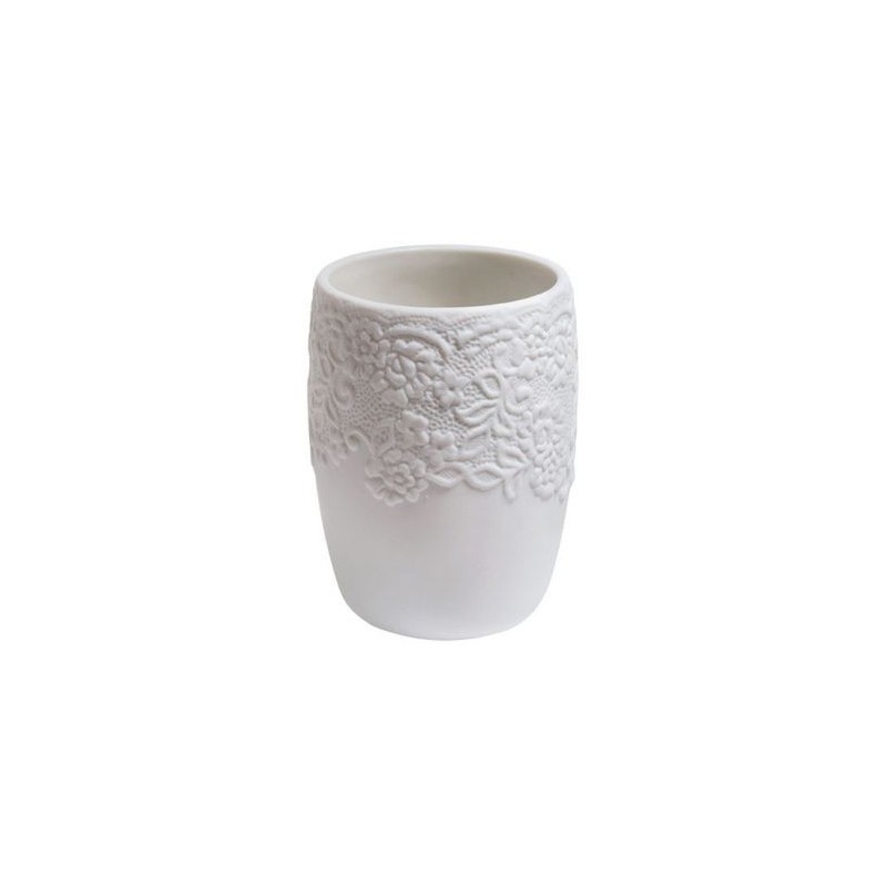 SPIRELLA Gobelet blanc en porcelaine cosy