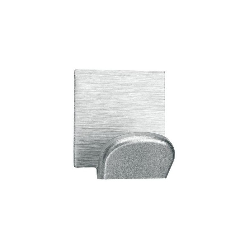 Inofix Crochet adhésif avec base acier inox / chrome mate
