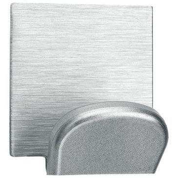 Inofix Crochet adhésif avec base acier inox / chrome mate