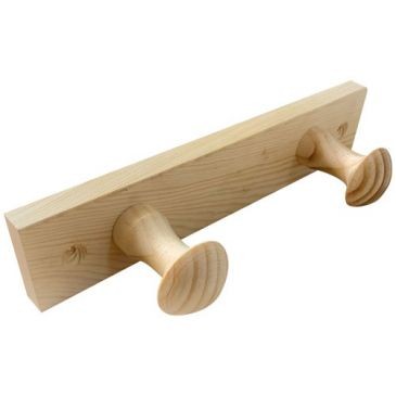 Inofix Porte-manteau bois de pin 2 têtes