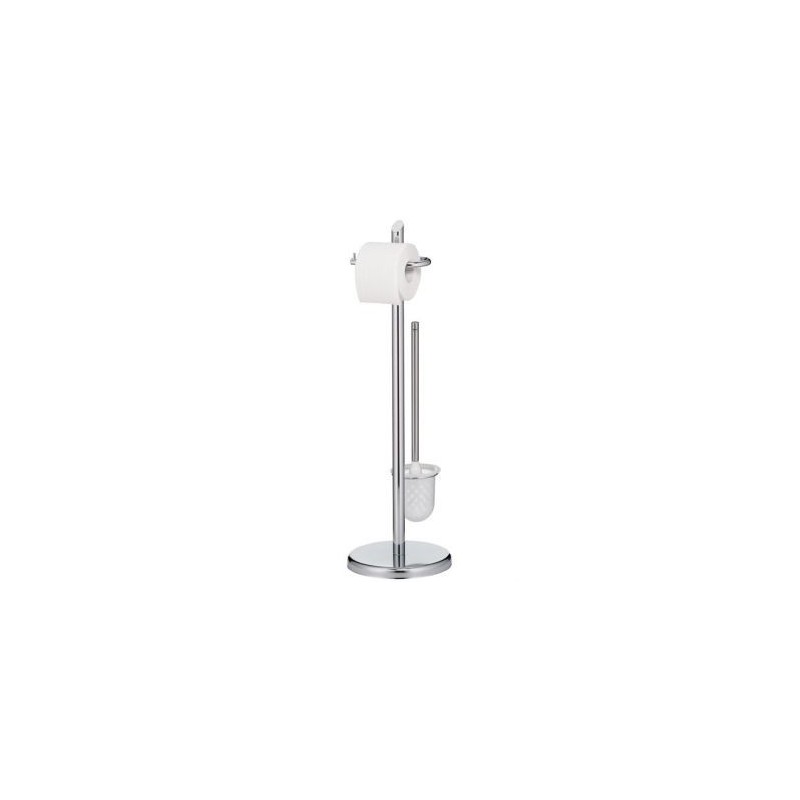 KELA Brosse wc ken métal chrome 22x73 cm
