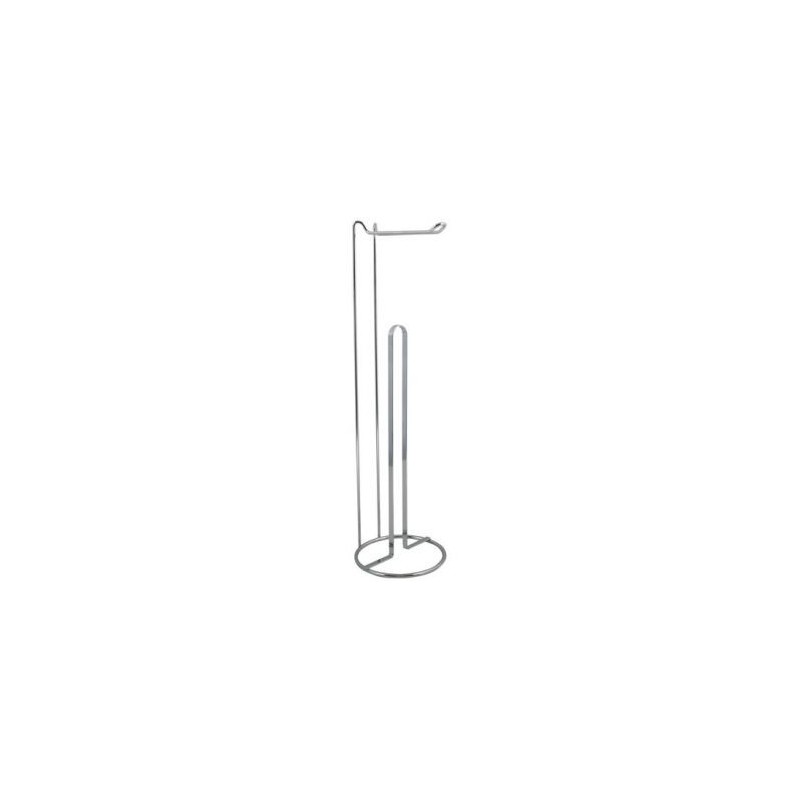 MSV Porte rouleau 4 rouleaux chrome matt Amy