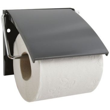 MSV Porte rouleau papier ps gris anthracite