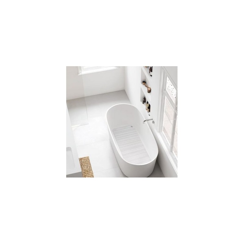 Rayen Tapis baignoire caoutchouc a ventouses 86x33cm