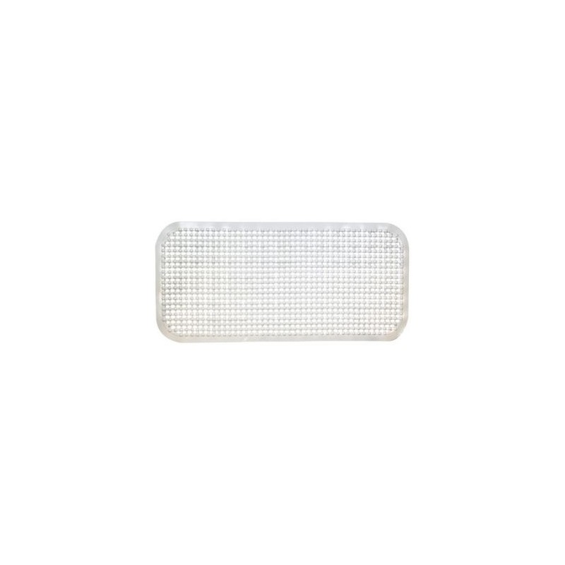 IDMAT Tapis fond de baignoire 36x72cm classique blanc