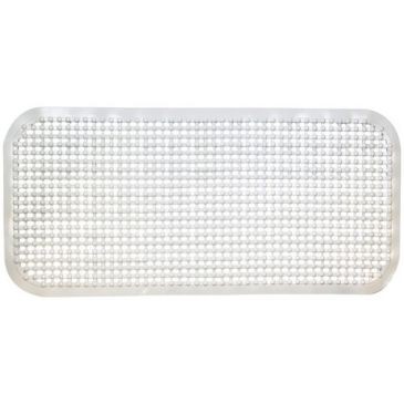 IDMAT Tapis fond de baignoire 36x72cm classique blanc