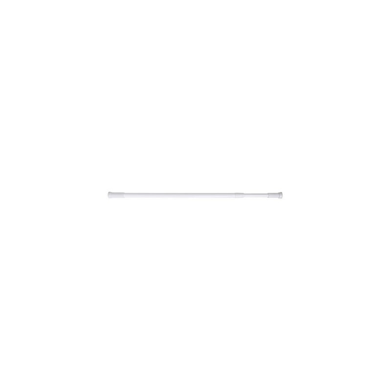 MSV Barre de douche extensible 110/200cm d22mm blanc