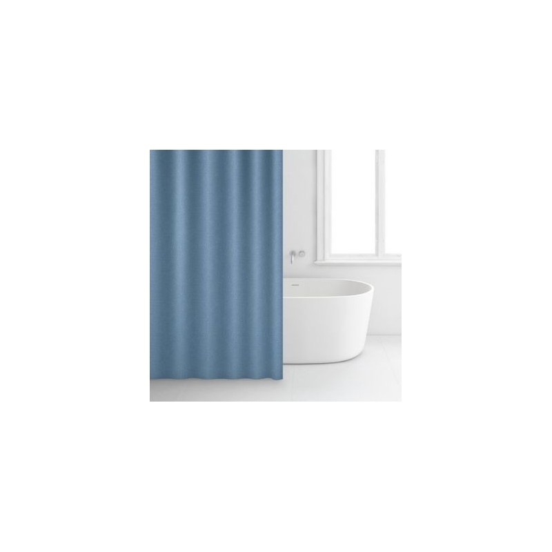 Rayen Rideau douche 180x200cm polyester bleu