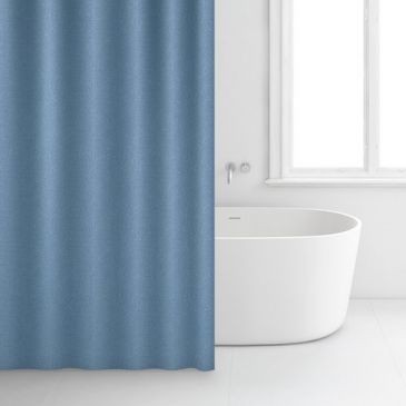 Rayen Rideau douche 180x200cm polyester bleu
