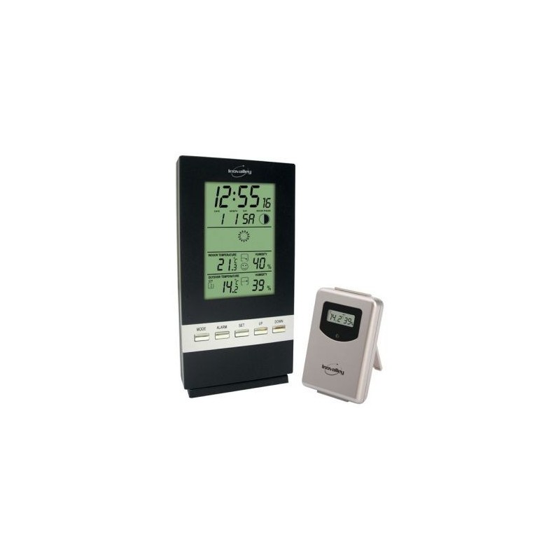 INOVALLEY Station météo +sonde sans fil coloris assortis