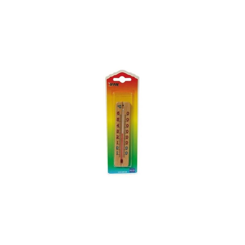 STIL Thermomètre bois 140x30 bl.2053