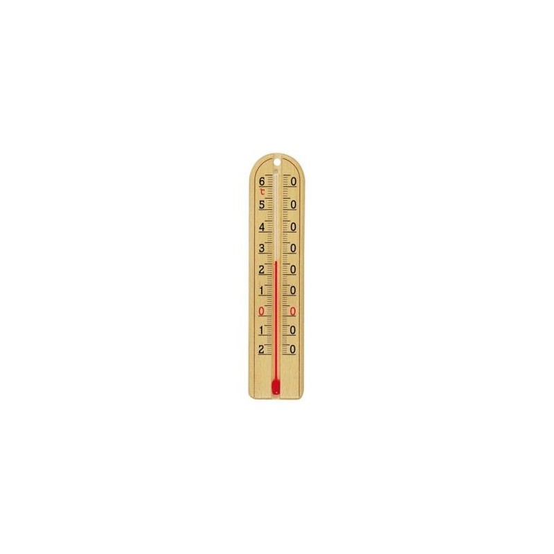 STIL Thermomètre bois clair longueur 22cm