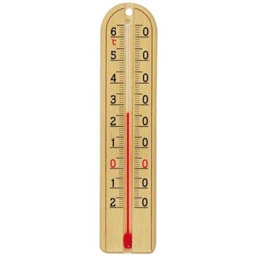 STIL Thermomètre bois clair longueur 22cm