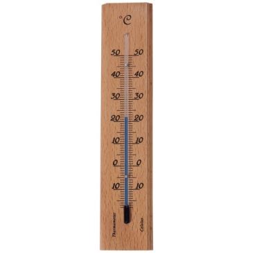 Spear & Jackson Thermomètre bois intérieur 19cm