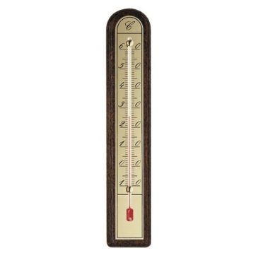 STIL Thermomètre bois+pl.alu 260x50 bl.1430