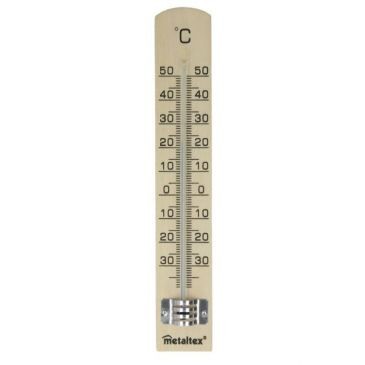 Metaltex Thermomètre intérieur bois hêtre298005