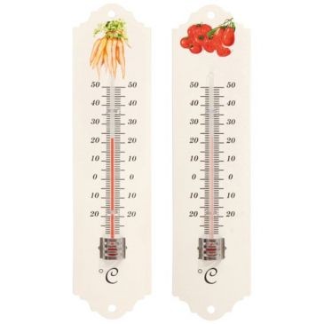 Spear & Jackson Thermomètre métal 20cm déco potager