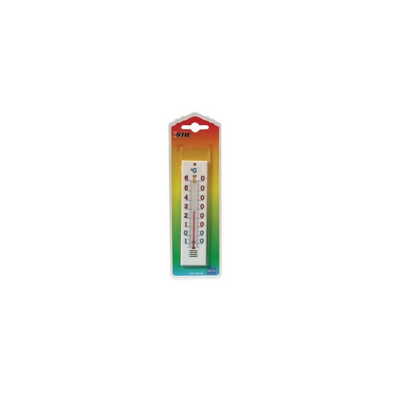 STIL Thermomètre plasti.blan.138x35 bl.1435