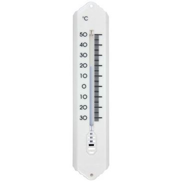 Spear & Jackson Thermomètre plastique 20cm blanc