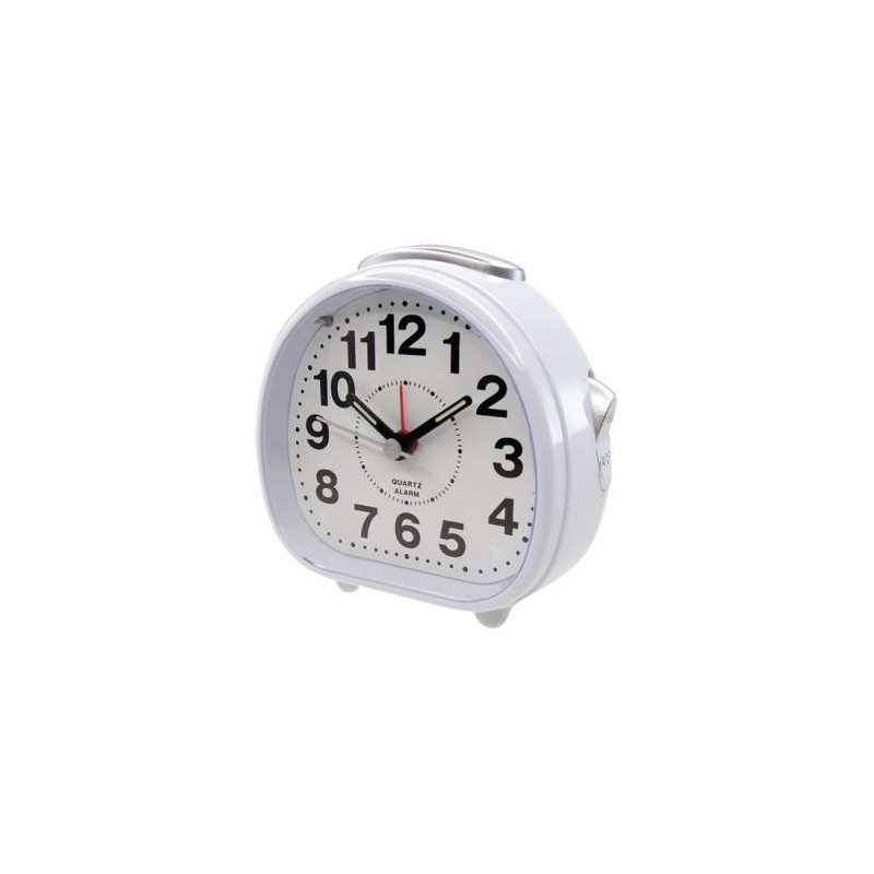 KATAMEX Réveil à quartz silencieux lumière sommeil assorti
