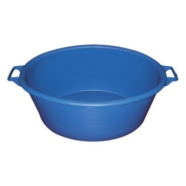 Aluminium et plastique Baquet oval 70L 77x58cm bleu