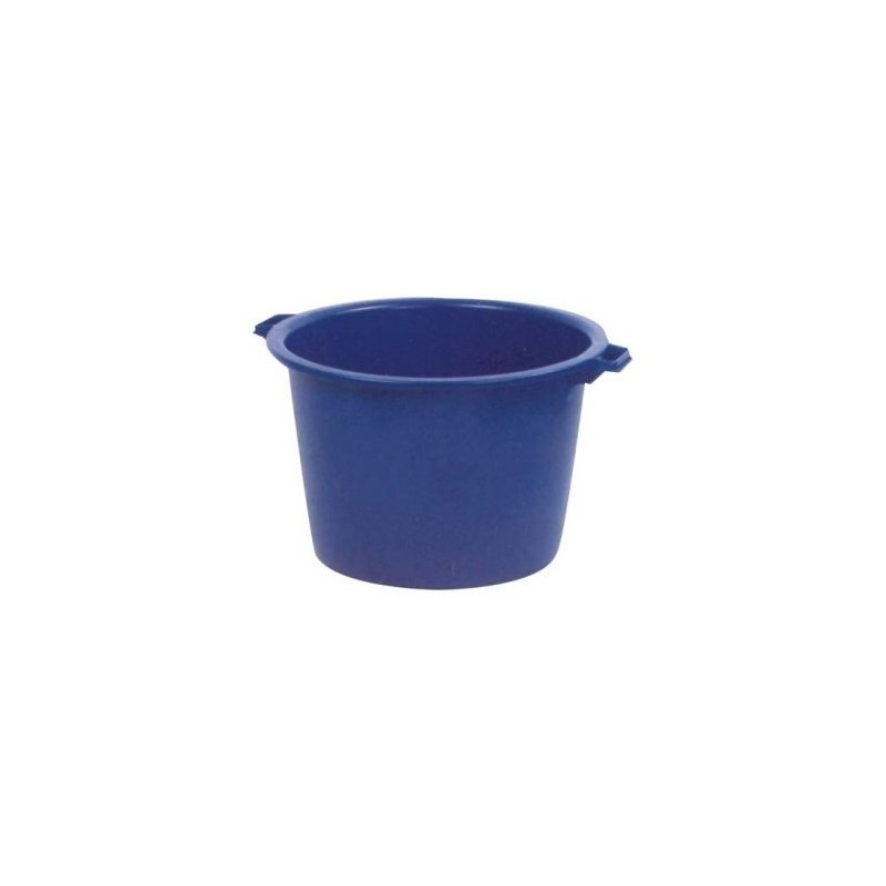 Aluminium et plastique Baquet rond 120L Ø72cm bleu