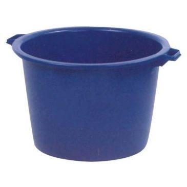 Aluminium et plastique Baquet rond 120L Ø72cm bleu