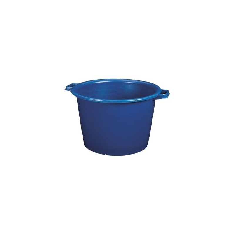 Aluminium et plastique Baquet rond 30L Ø45cm renf. bleu