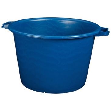 Aluminium et plastique Baquet rond 75L Ø62cm renf.bleu