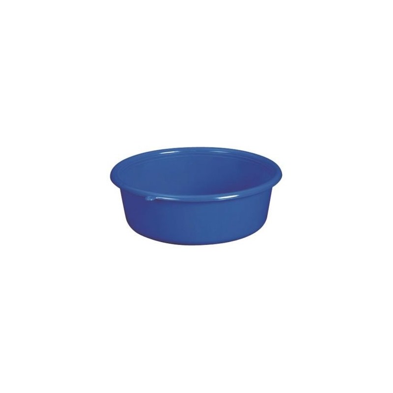 Aluminium et plastique Cuvette ronde ø21x6cm 1.5l bleu