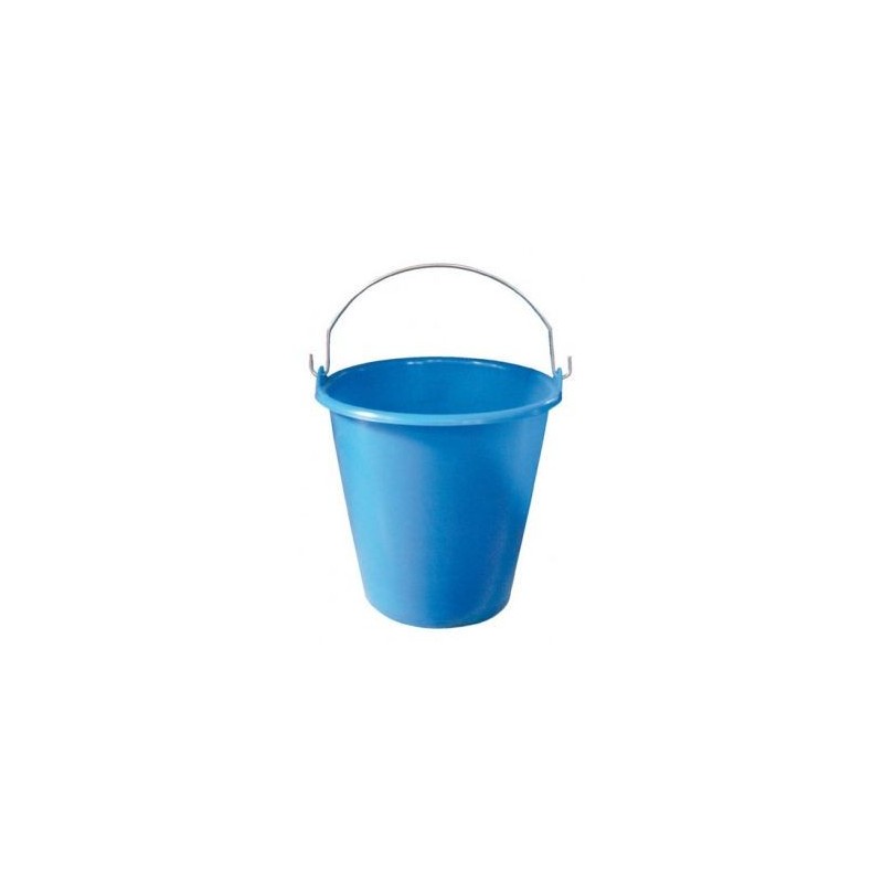 Aluminium et plastique Seau ménage 8L gradué bleu