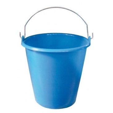 Aluminium et plastique Seau ménage 8L gradué bleu