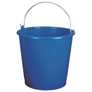Aluminium et plastique Seau ménage 16L gradué bleu