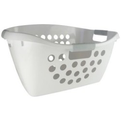 Corbeille à linge 50l bimatière