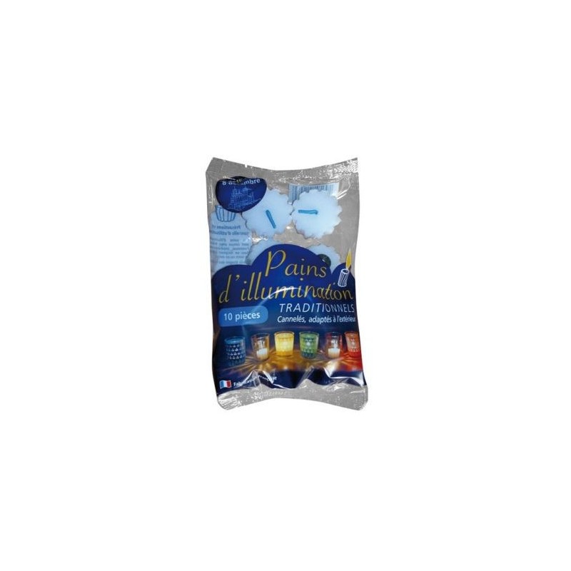 Ciergerie Sud Est Pains illumination sachet de 10