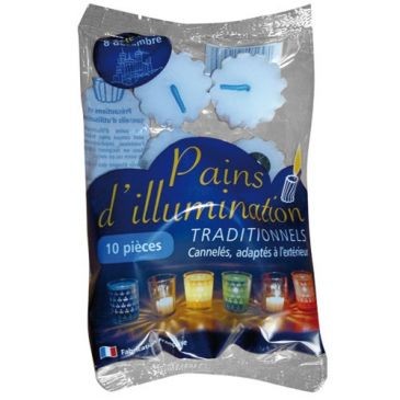 Ciergerie Sud Est Pains illumination sachet de 10